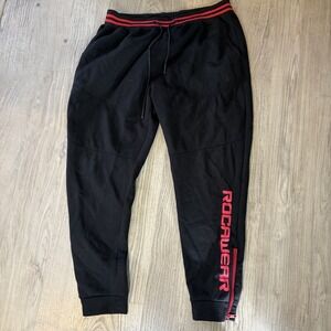 Rocawear Sweatpants Men's 5XL Baggy Joggers Black Striped Grunge Y2K Hip Hop